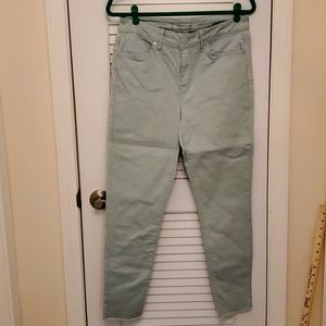 Seven skinny jeans size 10 light green
